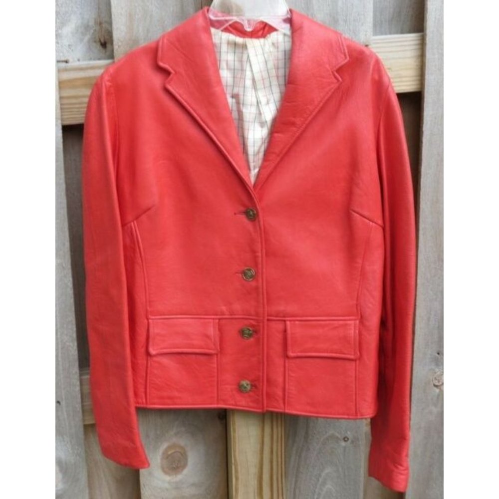 Leather Jacket Womens Small Vintage